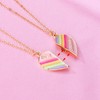2PCS Colorful BFF Magnetic Necklaces With Extra Wax Rope, Best