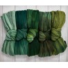 Hand Dyed Superfine Merino Tencel Roving for Spinning and Felting.