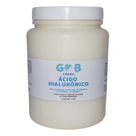 Gob crema facial ozonizada 1 kg | ácido hialurónico humectante todo tipo de piel