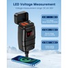 ZEXMTE 12 V USB Socket Motorcycle, 6.4 A Quick Charge