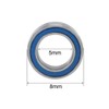 sourcing map MR85-2RS Deep Groove Ball Bearing 5x8x2.5mm Double Sealed