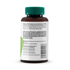 Pronat | Alga Spirulina Cápsulas - 180 Cápsulas de 500 mg cada una