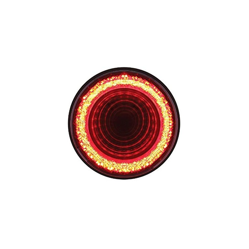 United Pacific 36652B 24 LED 4" Round Mirage Light (Stop,