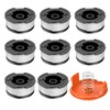 Trimmer Replacement Spool, Compatible with Black Decker AF-100 String Trimmers,
