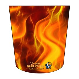 Amputee Sock ATKA, Flames V1, 3PLY Amputee Stump Sock