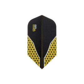 GLD Viper V-100 Flights Slim Yellow Dart Flights