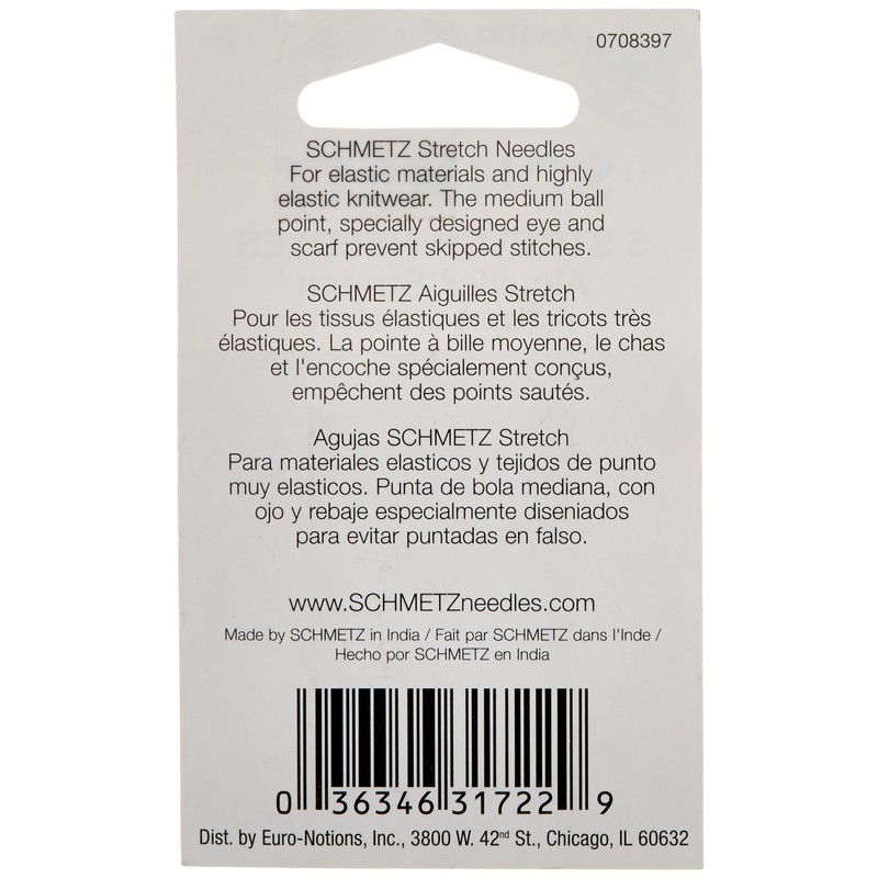 Schmetz Stretch Machine Needles 11/75