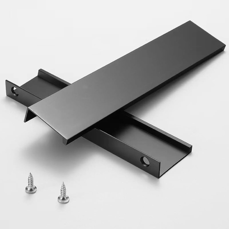 KYRYD Concealed Kitchen Door Handles，4 Pack Concealed Kitchen Cupboard Handles,20mm