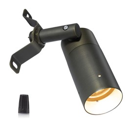 Gardenreet Brass Low Voltage Down Lights, 12V Outdoor Antique Bronze LED Landscape Spot Downlights for Tree Garden Yard Architectural