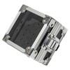 Nail Drill Bit Holder Case 25 Holes Transparent Flip Cover