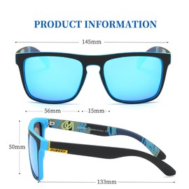 HGDGears Polarized Sunglasses for Men Women Driving Cycling Fishing Retro Sun Glasses UV Protection
