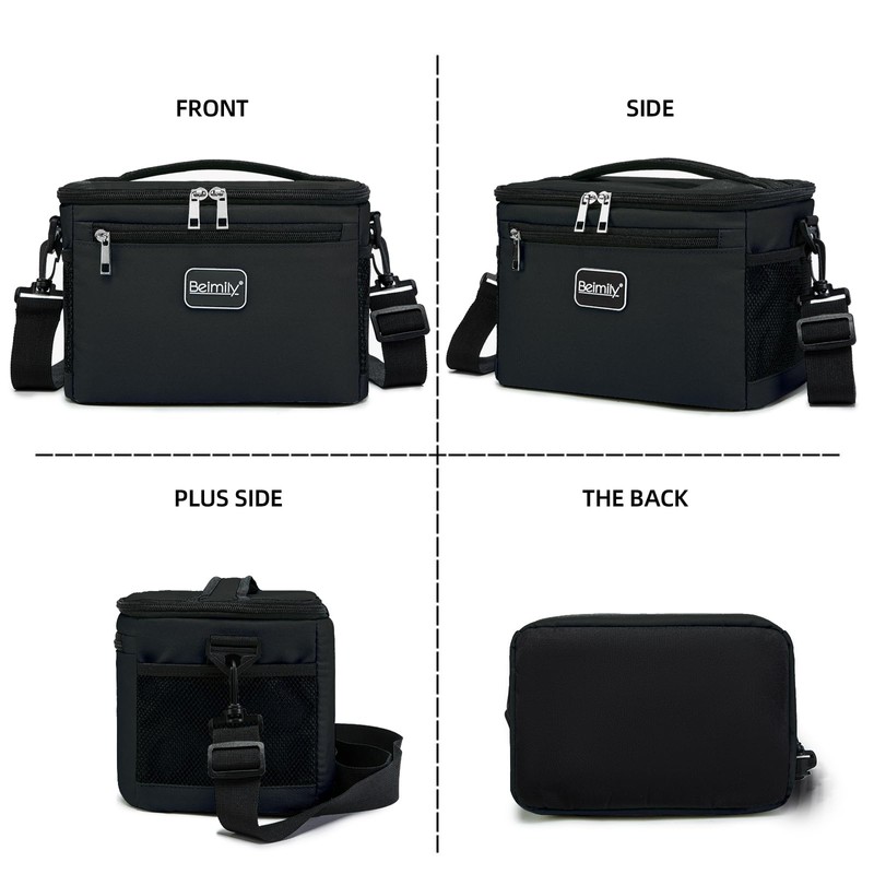 BEIMILY Lunch Box for Men/Women, Small Insulated Lunch Bag, Leak-Proof