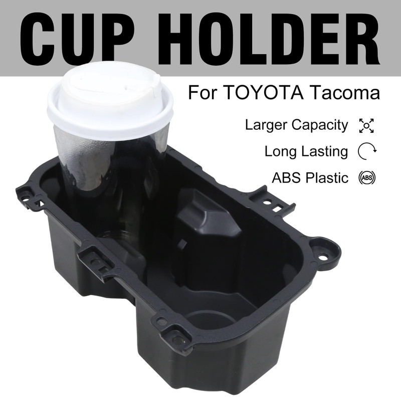 Kyostar Oversized Cup Holder for Toyota Tacoma 2016-2023, ABS Plastic