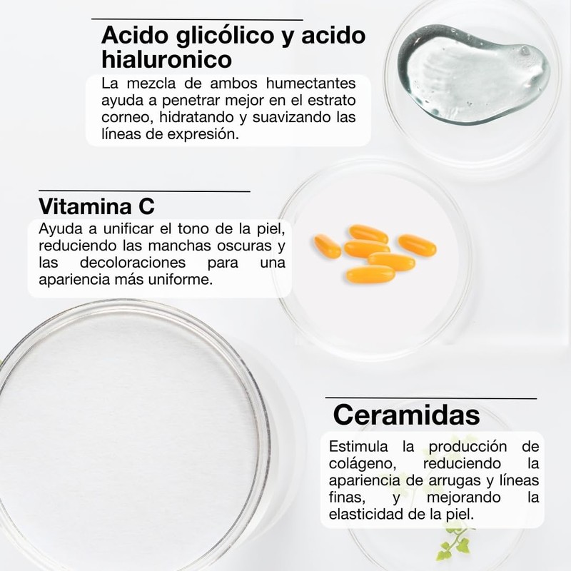Sérum facial antiacné y antimanchas para piel grasa con acido