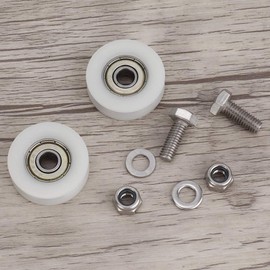 Tbest Door Wheels Roller, 30Mm Greenhouse Door Rollers Wheels For Greenhouse Door, Greenhouse Door Rollers 30Mm Diameter Elite Greenhouse Door Wheels Replacement Kit