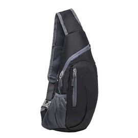 Long Keeper Small Sling Bag Foldable Crossbody Backpack for Men Women, Lightweight Chest bag Packable Sling Backpack Shoulder Bag for Travel Dog Walking Sports