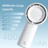 JISULIFE Handheld Portable Turbo Fan [16H Max Cooling Time], 4000mAh