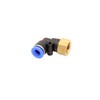 Pneumatic Angle Plug Fitting 90° with Internal Thread 1/4 Inch