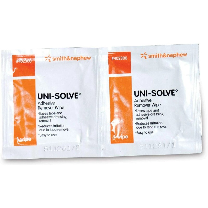 Uni Solve Smith & Nephew 402300 Uni-Solve Adhesive Remover Wipes