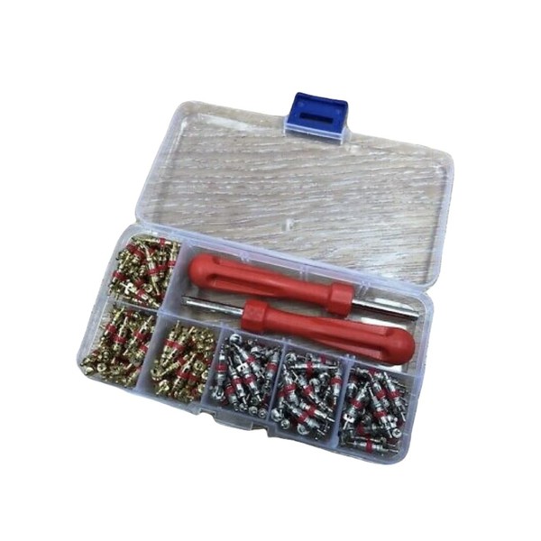 MADPAINTS 242Pcs/Set R134a Universal Car A/C Air Conditioning Valve Cores