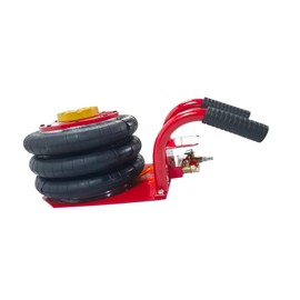 Triple Air Bag Jack compatible with Car - 3 Ton Heavy Duty Air Jack, Lift Up To 18 Inch - Red