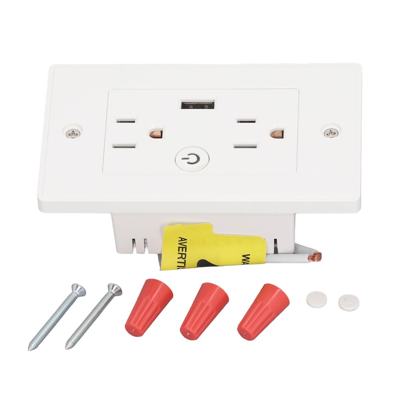 Smart Wall Outlet USB Voice Control Multifunctional WiFi Wall Socket