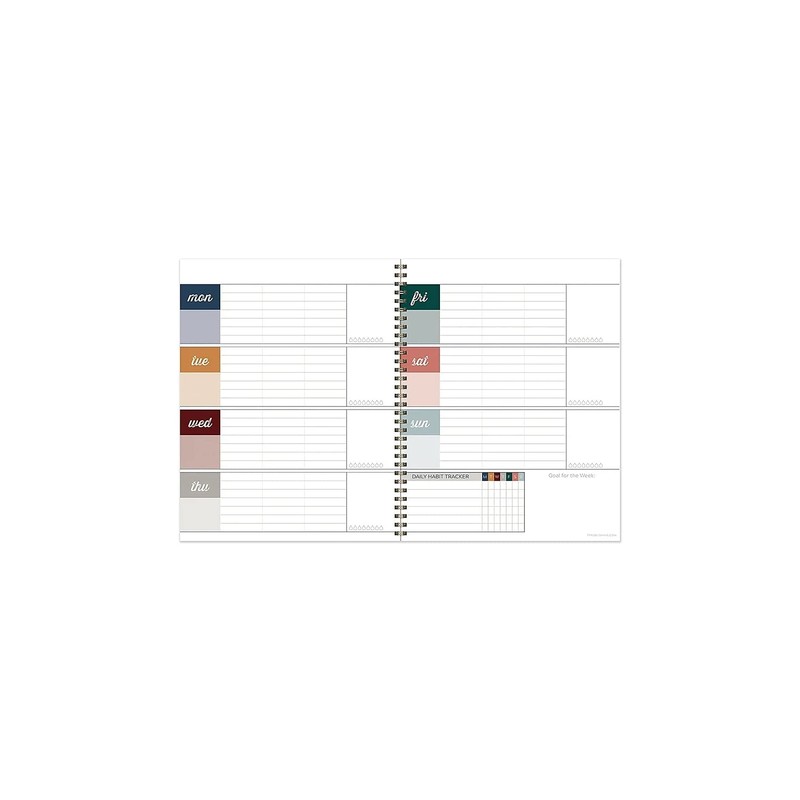 TF PUBLISHING - Spotted Dot Boho Undated Large Weekly Monthly