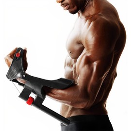 MuscleForge® Forearm Exerciser, Grip Strength and Forearm Muscle Exerciser, Hand Exerciser for Bodybuilding, Fitness and Climbing, Ideal for Training Arm Muscles, 5 Levels of Control