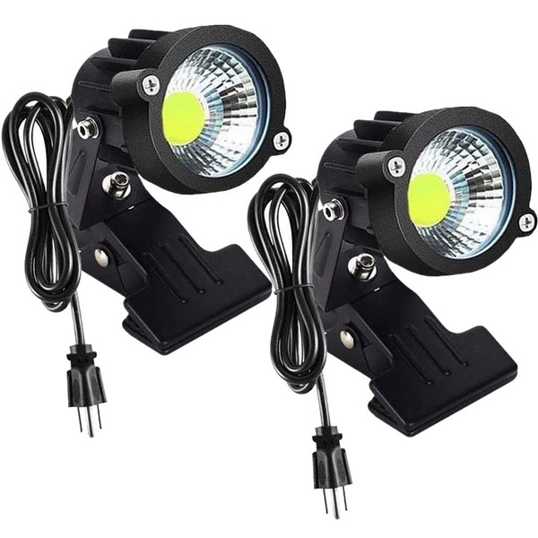 WeLead 7W Bright Spotlight with Clip Waterproof Landscape Lighting COB
