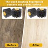 Shineboc Abrasive Nylon Wire Drawing Wheel Drum Brushes, 120 Grit