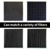 99JGDAX Cut-to-Fit Activated Carbon Filter Sheet Charcoal Air Vent Filters