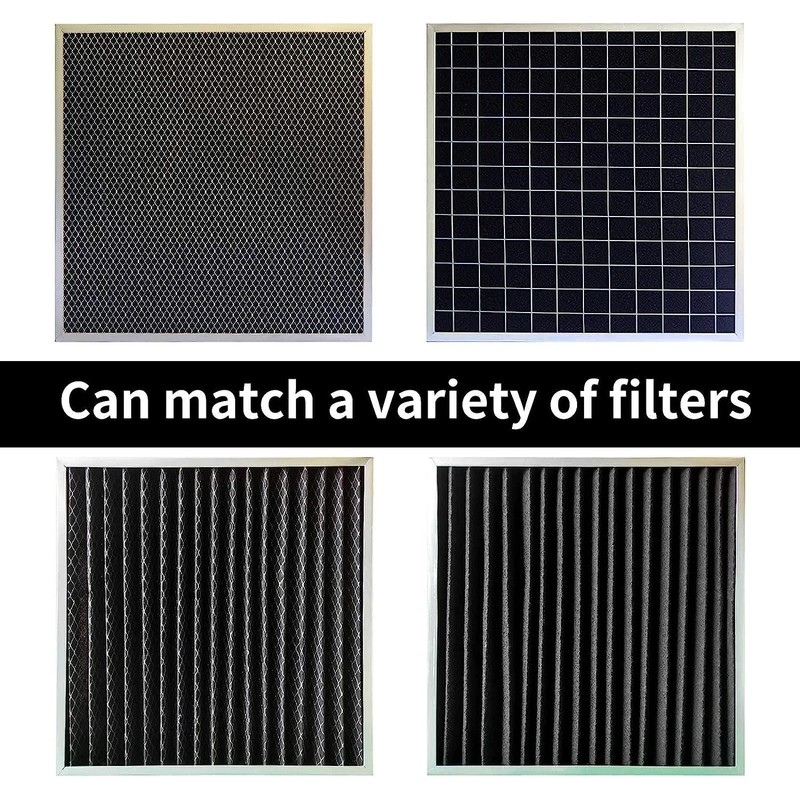99JGDAX Cut-to-Fit Activated Carbon Filter Sheet Charcoal Air Vent Filters