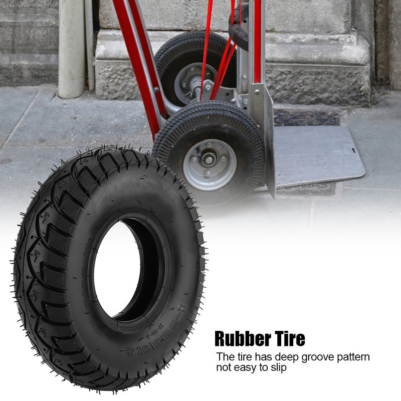 Rubber Outer Tire Wheel Good Elasticity for Inflatable Tool Cart