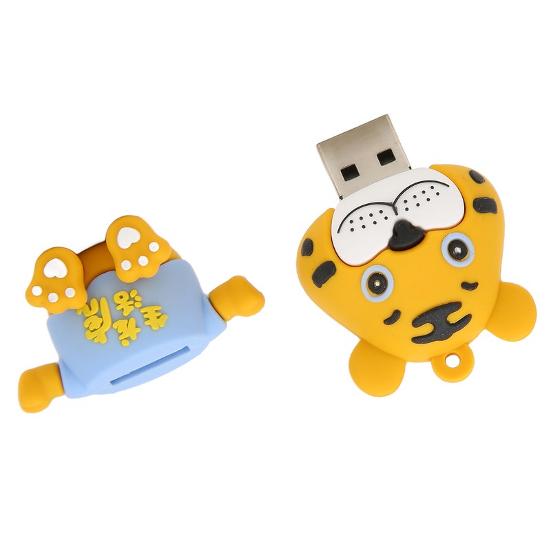 U Disk Cartoon Tiger USB Stable High Speed Hot Swap