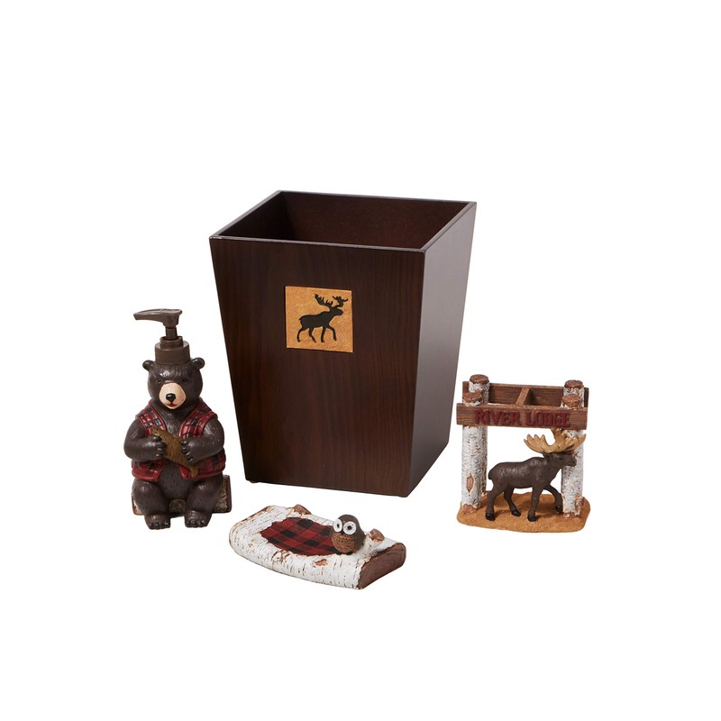 SKL Home Yellowstone Sundance Soap Dish, Brown