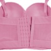 ELLACCI Women's Mesh Bustier Crop Top Push Up Corset Tops