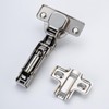 Soft Close Hinge, Cabinet Door Hinges with Gas Lift, 105°