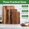 Wood Cutting Board For Kitchen, Acacia Wood Cutting Board Set