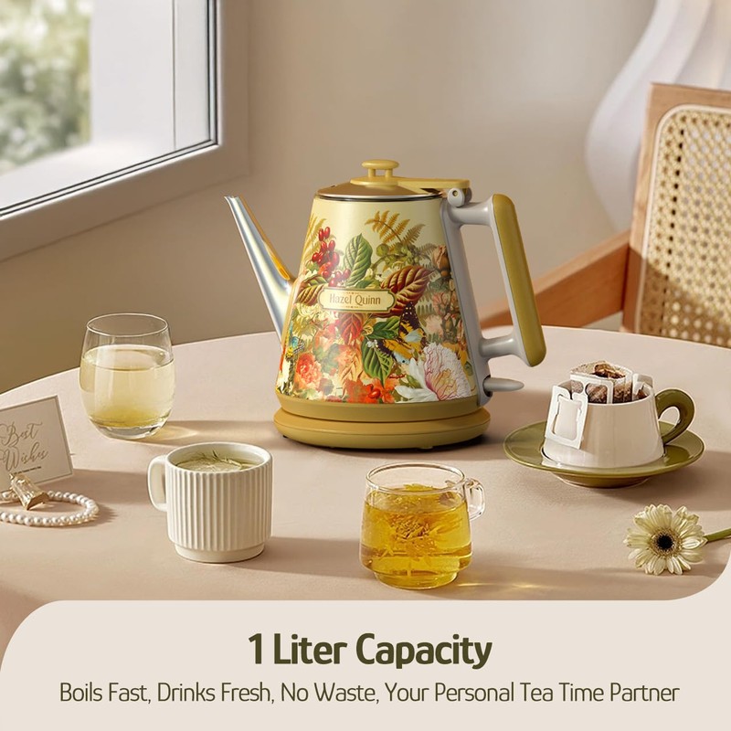 Hazel Quinn Retro X Eduardo Recife Collaboration Electric Kettle- 1