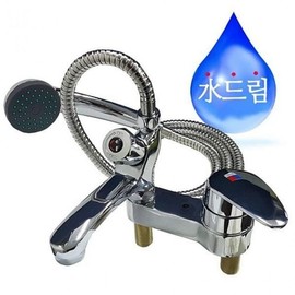 Bathroom Shower Faucet Two-Prong Faucet Mixed Water Pressure adjustment