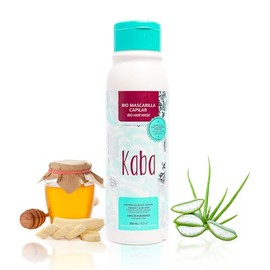 Kaba Bio Mascarilla Capilar para Estimular el Crecimiento y Prevenir la Caída del Cabello - Tratamiento para Cabello Maltratado y Seco - Hecho de Frutas y Extractos Naturales - 500ml