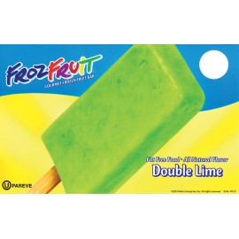 Frozfruit Double Lime Ice Cream Bar, Ice Cream Truck Sticker
