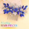 Rhinestone Wedding Hair Comb Silver Bridal Hair Accessories Crystal Hair