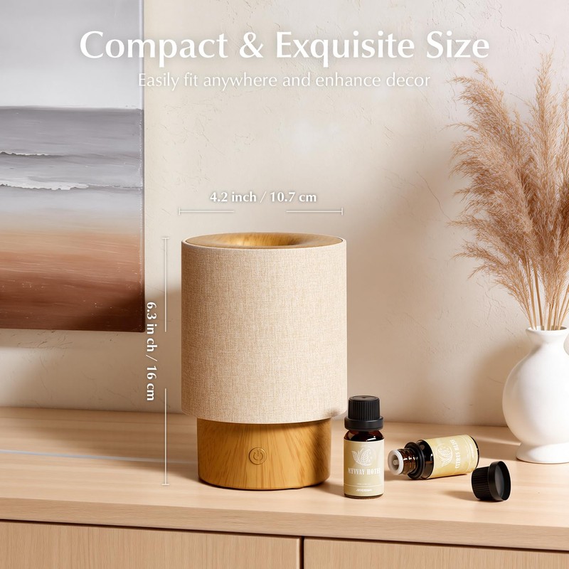 ARVIDSSON Essential Oil Diffuser with Fabric Cover, 100ml Aromatherapy Diffuser