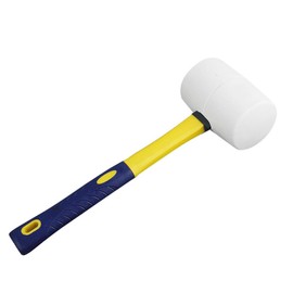 LALAFINA 1pc Practical Rubber Mallet Hammer for Flooring Installation Wear Resistant and Flexible Ergonomic Fiber Handle for Tile and Jewelry Work