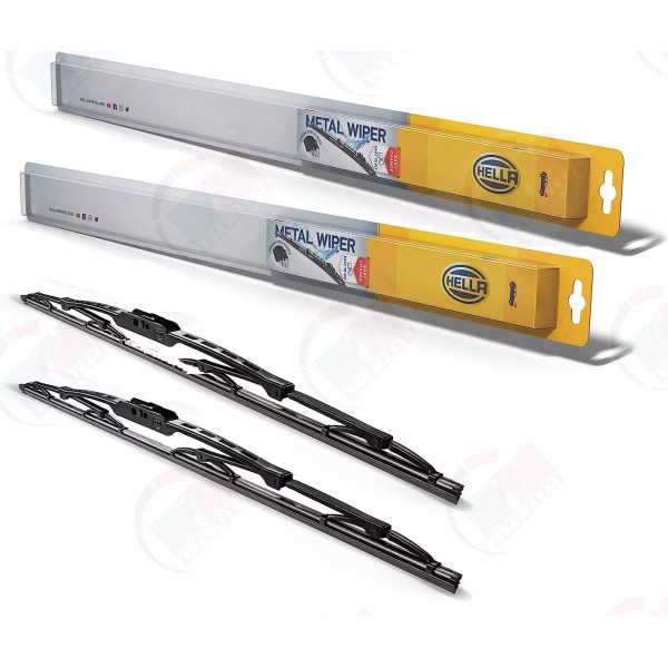 HELLA METAL Wiper Blade Set of 2 Front Left +