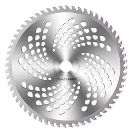 Brush Cutter Saw Blade, Carbide Circular Saw Blade, Brush Cutter Accessories, Carbide Circular Saw Blade, Suitable for Lawn Mowing Work, Brush Cutter, 255 x 25.4 mm