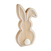Lights4fun Lights4fun LED Neon Osterhase aus Holz warmwei? 30cm batteriebetrieben