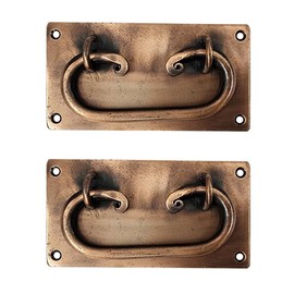 Adonai Hardware "Phebe Antique Iron Drop Pull (Supplied as 2 Pieces per Pack) - Antique Copper