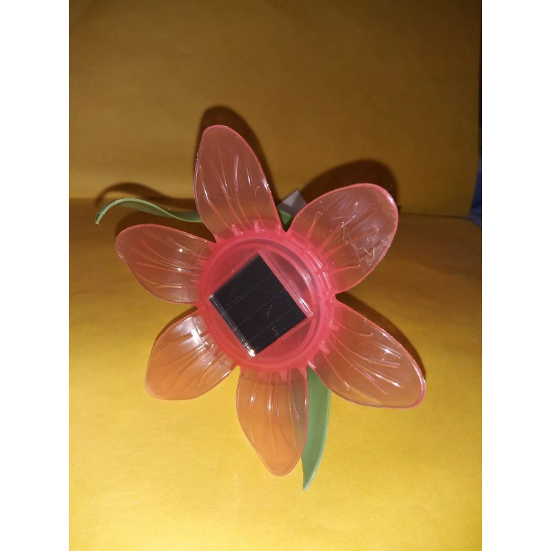 Garden Collection Floral Shaped LED Solar Stake Lights, 12.125 x